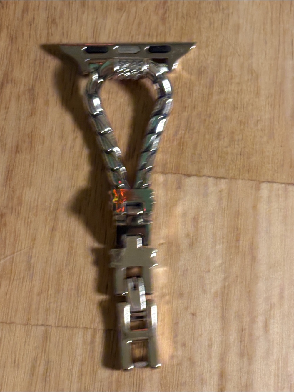 Brighton Silver-Tone Braided Crystal Smartwatch Strap Adapters - Picture 5 of 6